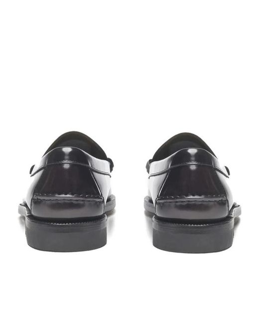 Sebago Black Round-Toe Loafers