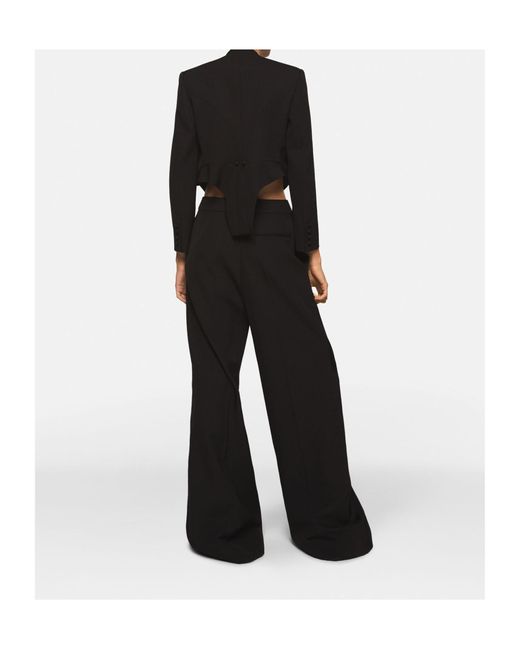 Stella McCartney Black Pleated Casual Pants