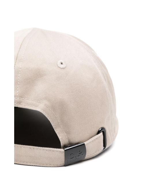 C P Company White Classic Baseball Cap for men