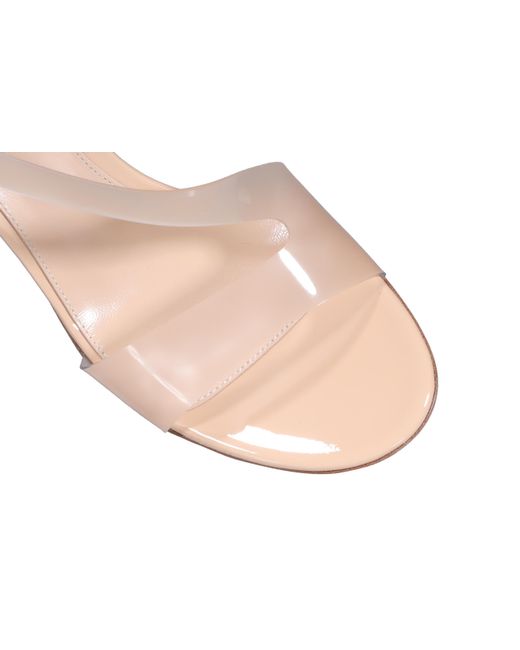 Gianvito Rossi White Metropolis Singback Open Toe Sandals