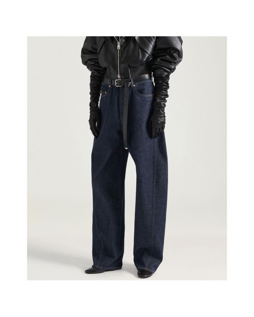 Givenchy Blue Raw Cocoon Jeans