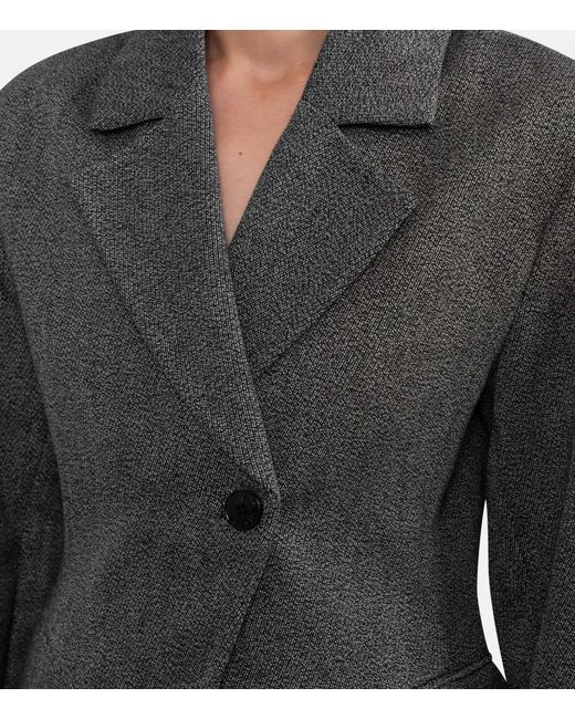 Ganni Gray Suiting Blazer
