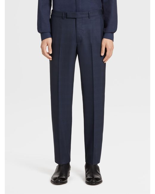 Zegna Blue Centoventimila Single-Breasted Suit for men