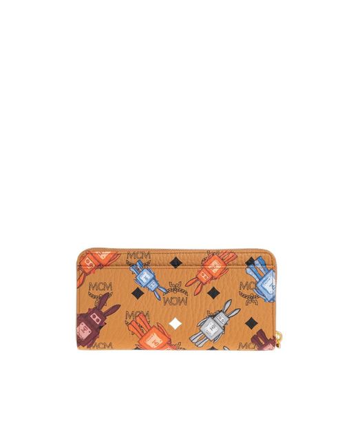 MCM Multicolor Logo Wallet for men