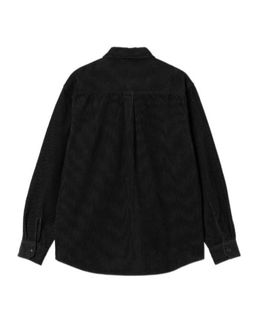Carhartt Black L/S Flint Shirt for men