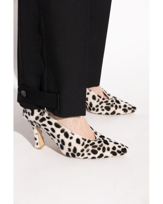 Bottega Veneta Metallic Sofia High Heels