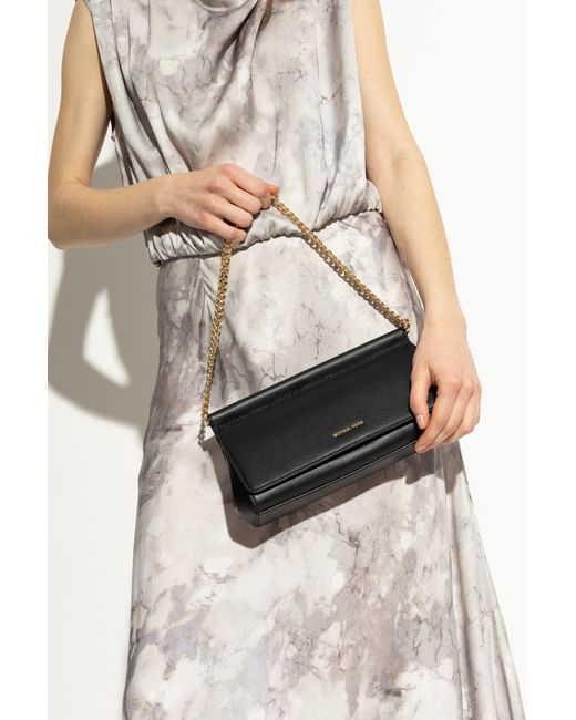 MICHAEL Michael Kors Black Carmine Medium Pochette