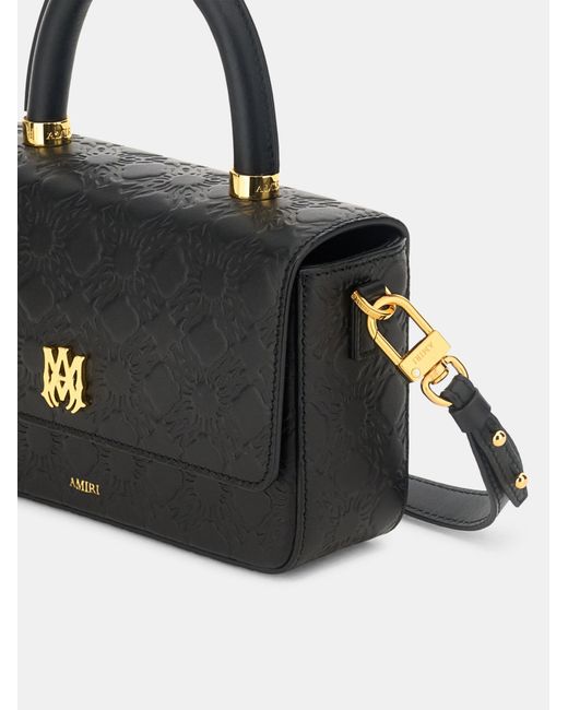 Amiri Black Magnetic Buckle Shoulder Bag