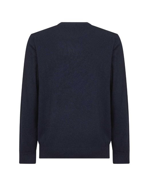 Mc2 Saint Barth Blue Ski Lift Embroidered Jumper for men
