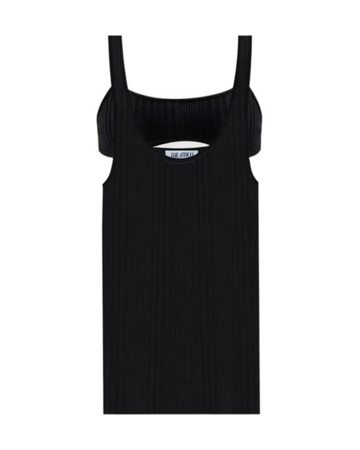 The Attico Black Plain Vest