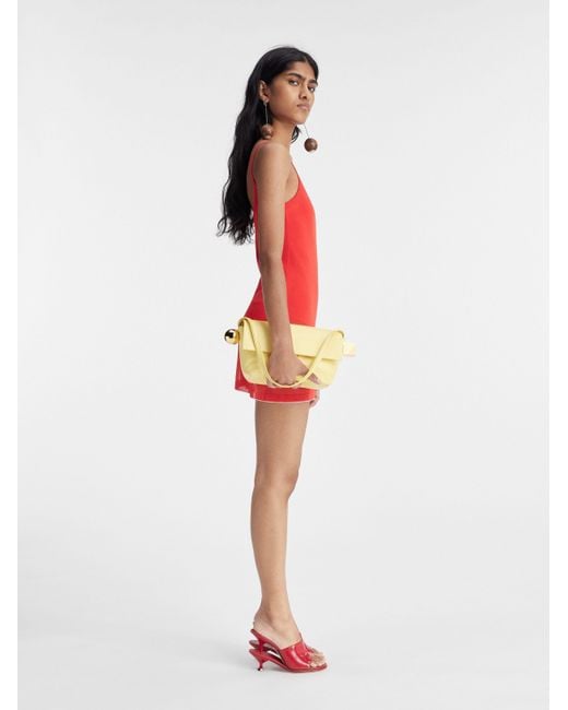 Jacquemus Red La Robe Maille Minidress