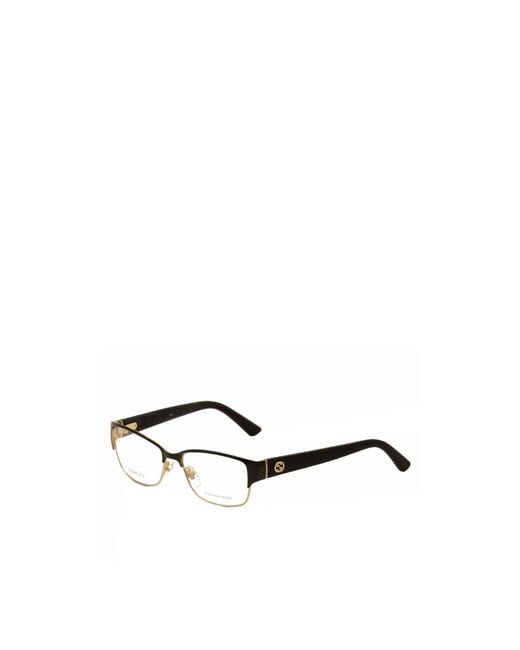 Gucci White Full-Rim Optical Frames