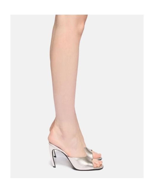 The Attico White The Betta Mules