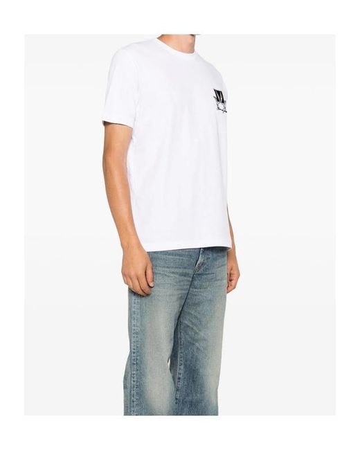 Iceberg White Short-Sleeved T-Shirt for men