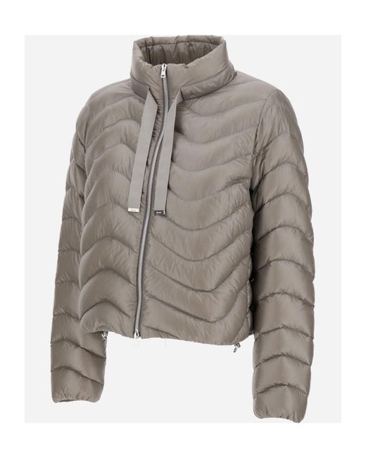 Herno Gray Ultralight Resort Short Jacket