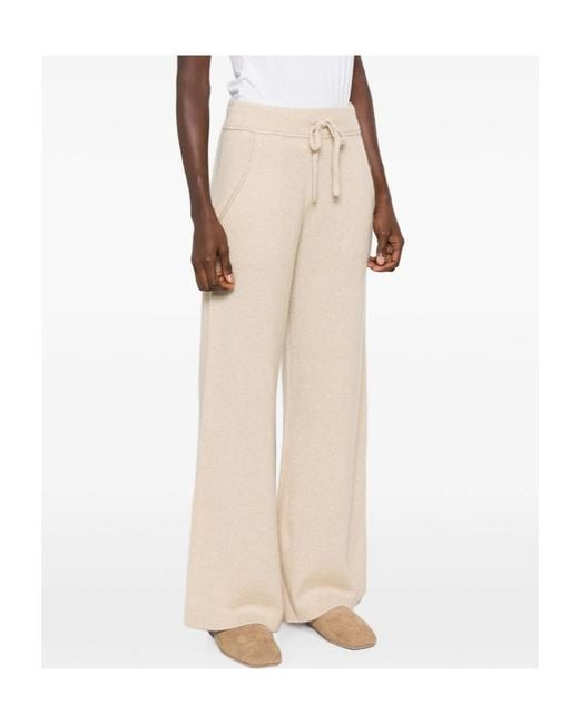7 For All Mankind Natural Drawstring Casual Pants