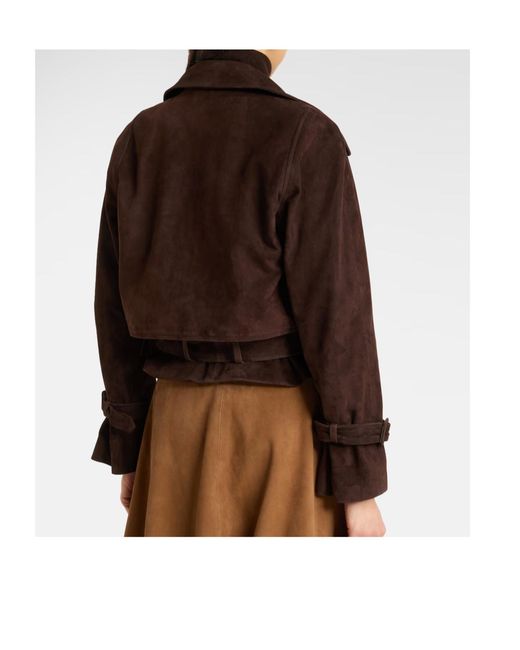 Nour Hammour Black Long-Sleeved Short Jacket