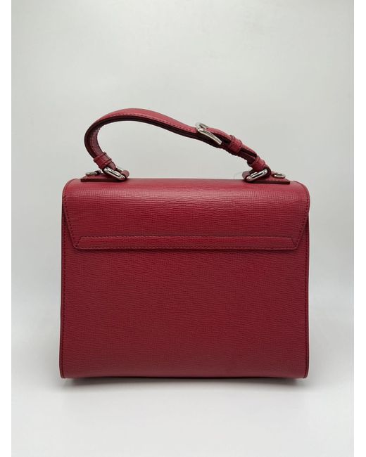 Dolce & Gabbana Red Flap Shoulder Bag