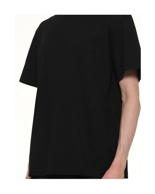 Wooyoungmi Black Back Logo T-Shirt for men