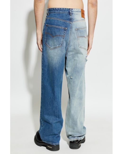Vetements Blue Belt Loop Jeans for men
