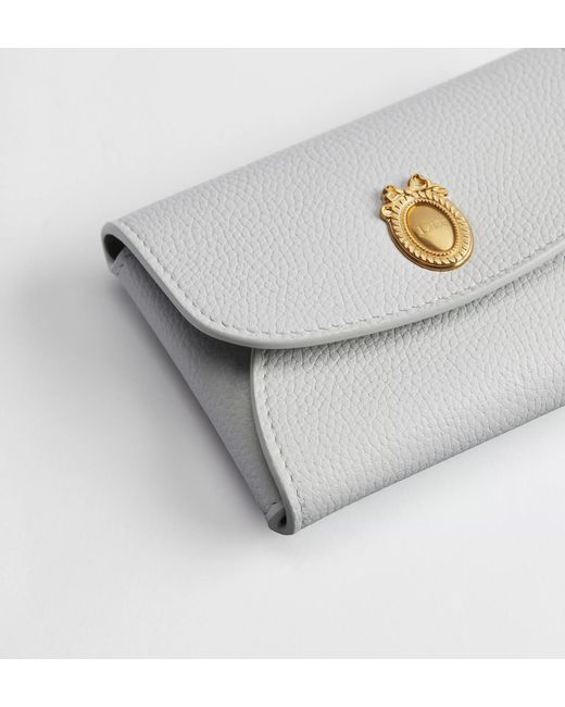 Dior White Flip Card Holder