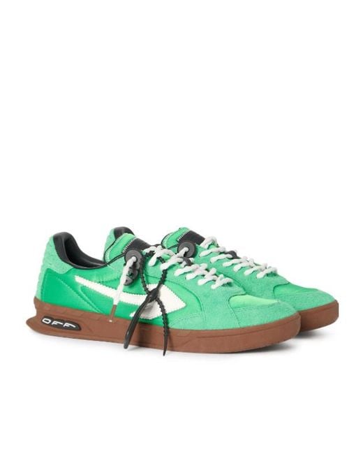 Off-White c/o Virgil Abloh Green End Of Play Low-Top Sneakers for men