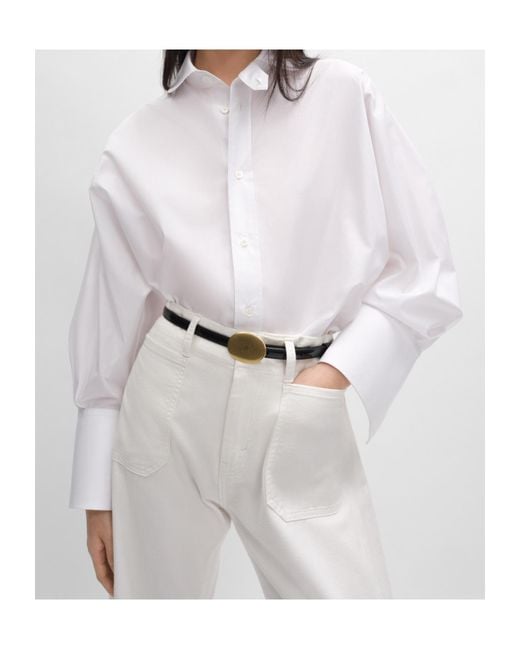 Céline White Oversized Shirt