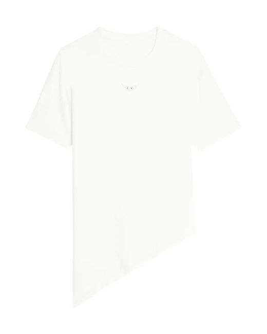 Zadig & Voltaire White Crew Neck T-Shirt