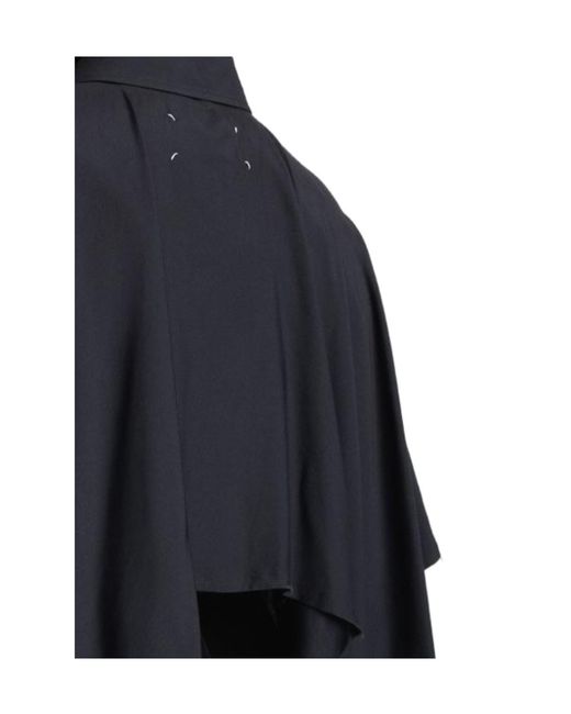 Maison Margiela Blue Long-Sleeved Shirt