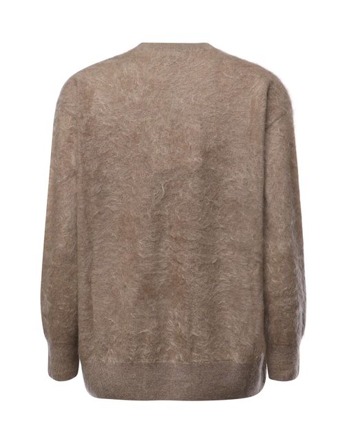 Max Mara Brown Long-Sleeved Sweater