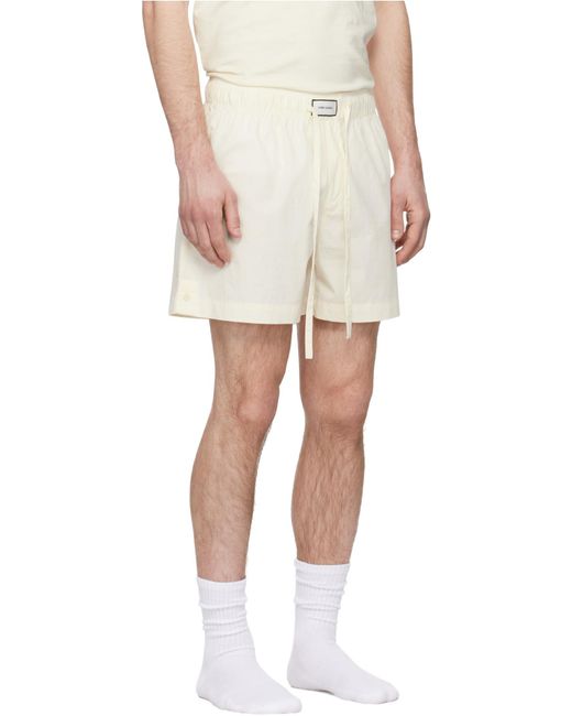 Entire studios White Drawstring Shorts for men