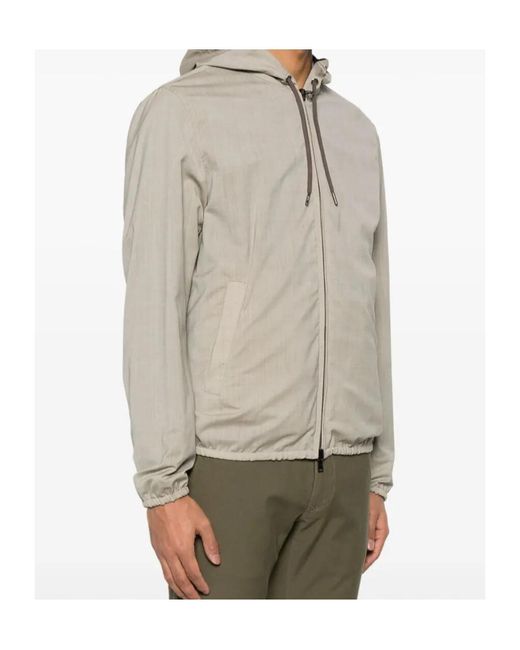 Herno Natural Short Reversible Jacket for men