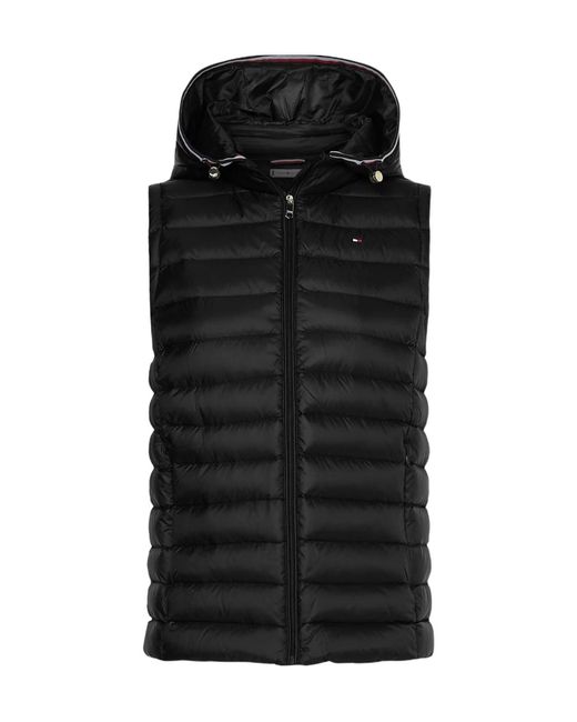Tommy Hilfiger Black Heritage Low Down Vest