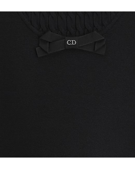 Dior Black Mid-Length Flared Dress