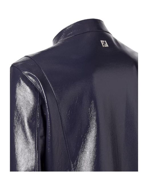 Fendi Blue Blouson for men