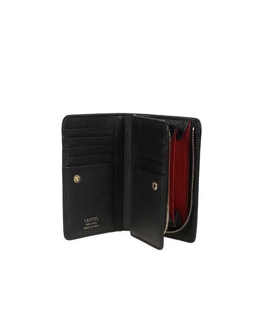 Lancel Black Zippered Card Holder