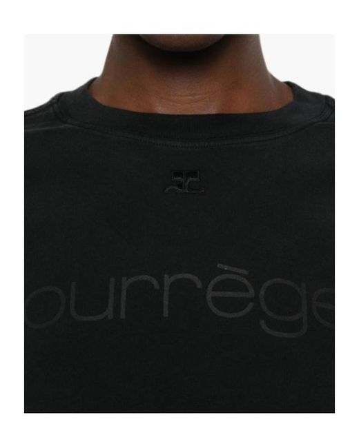 Courreges Gray Courrèges Layered Long-Sleeve T-Shirt