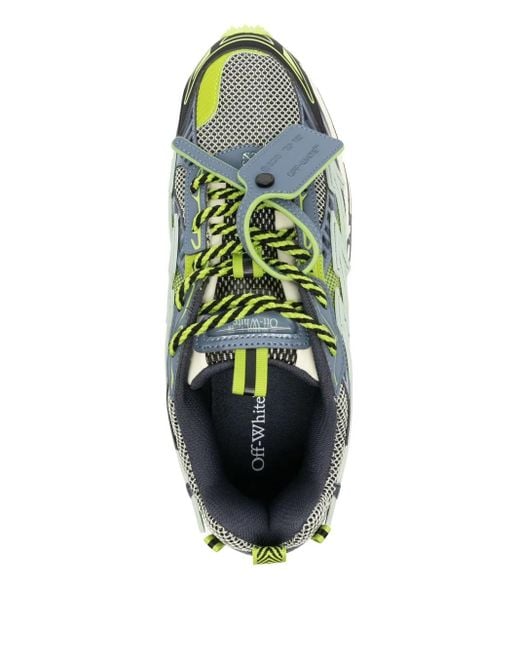 Off-White c/o Virgil Abloh Green Lace Up Sneakers for men
