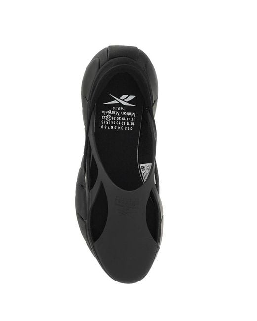 Maison Margiela Black X Reebok Cut-Out Sneakers