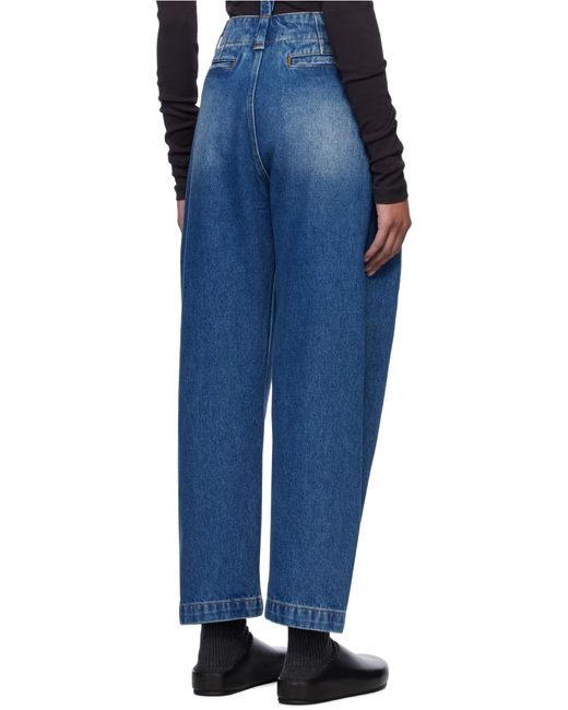 Studio Nicholson Blue Belt Loop Jeans