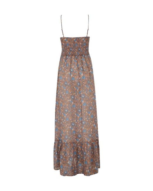 Mc2 Saint Barth Brown Sleeveless Dress