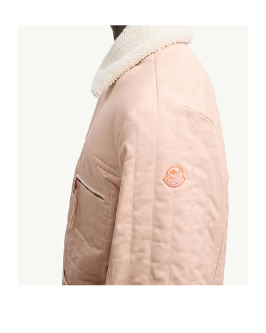 Moncler Pink X Gilga Farm By Donald Glover Kishus Padded Shirt Jacket for men