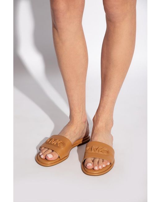 MICHAEL Michael Kors Brown Round Head Slippers