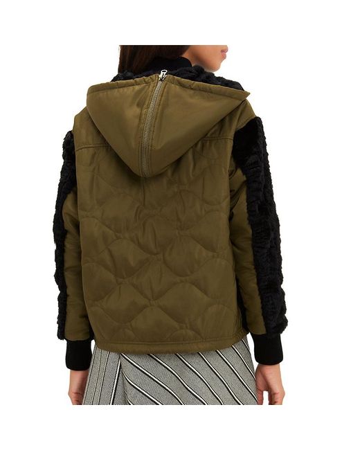 McQ Alexander McQueen Green Hooded Casual Jacket