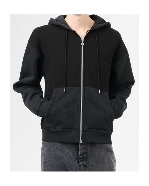 Our Legacy Black Hefty Drawstring Hoodie for men