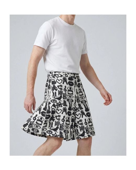 Comme des Garçons Black Belt Loop Shorts for men