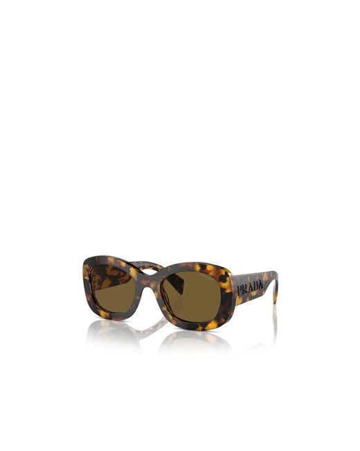 Prada Multicolor Eyewear Oval Frame Sunglasses