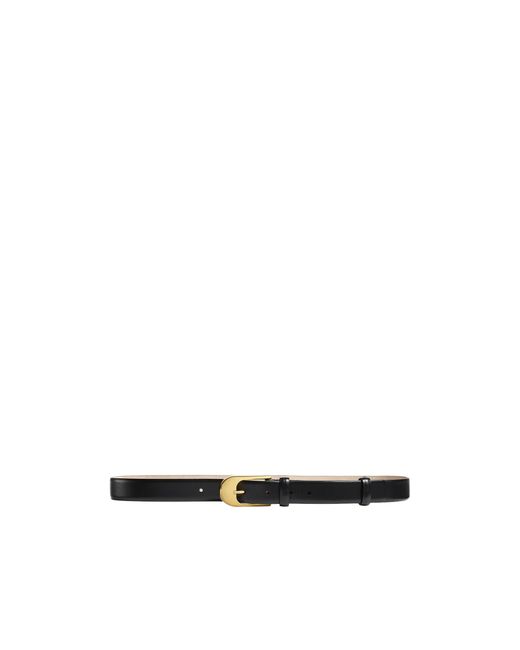 Khaite White Dome Buckle Belt