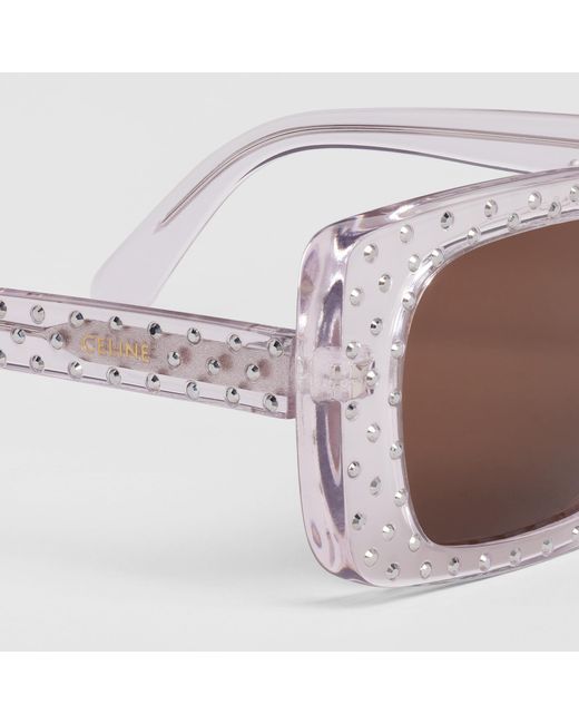 Céline Pink Square S213 Sunglasses