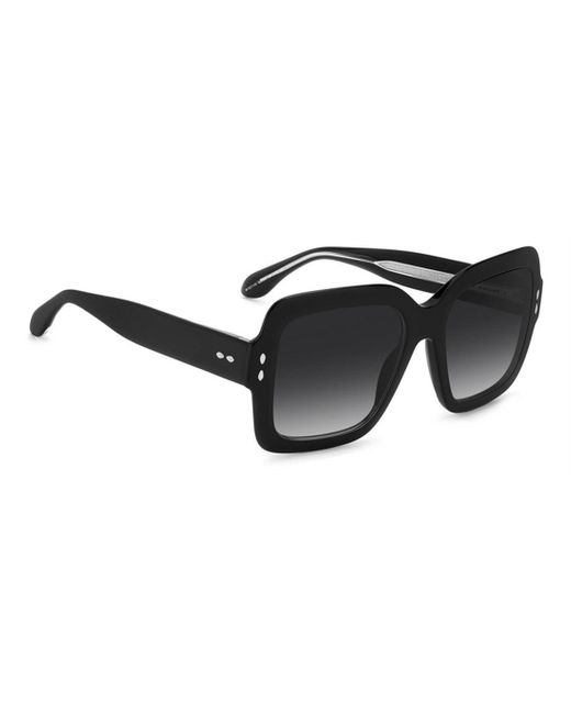 Isabel Marant Black Square Frame Full Rim Sunglasses